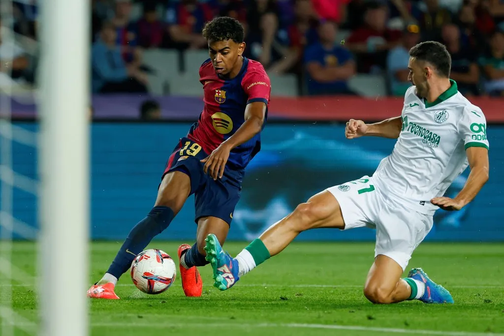 Yamal fue quien comandó la jugada del gol