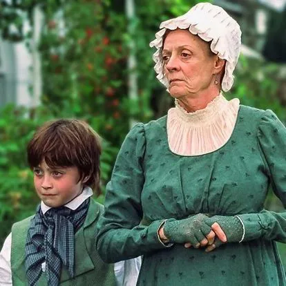 IG: @daniel9340 Daniel Radcliffe trabajó desde pequeño con Maggie Smith.