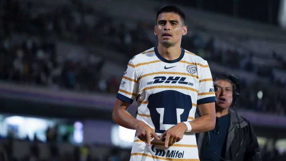 'Memote' Martínez, delantero de Pumas