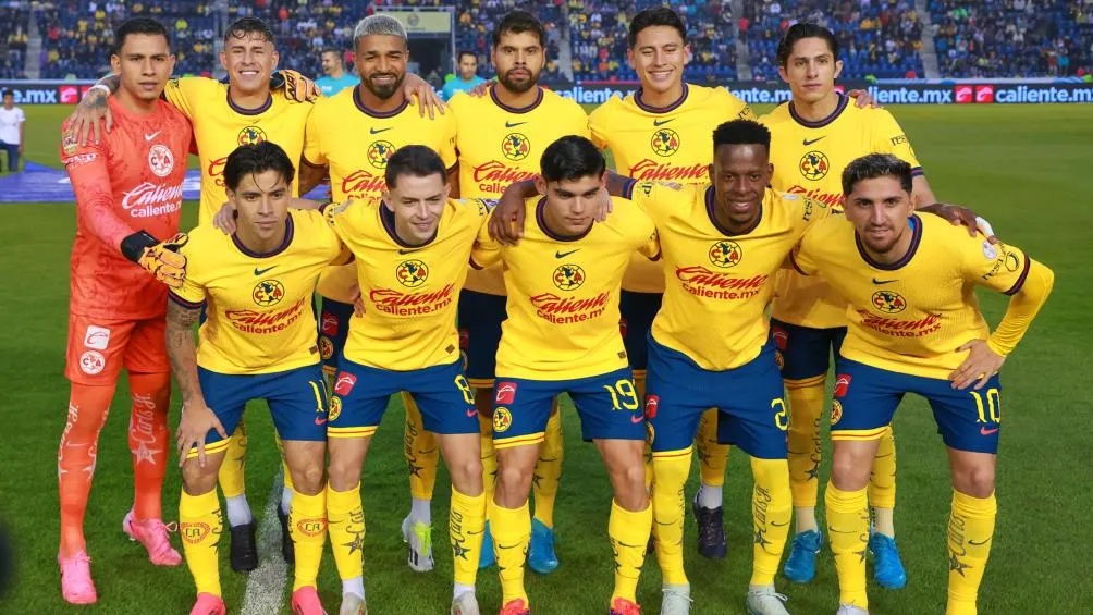 América con alineación llena de rotaciones vs Pumas