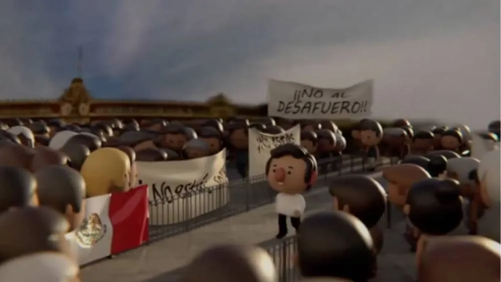 AMLO se despide de las mañaneras con un video animado, donde muestra la lucha para llegar a ser presidente.