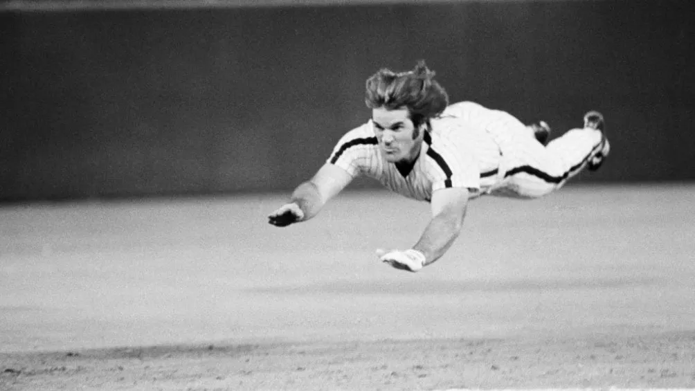 AP Pete Rose en sus primeras temporadas con Cincinatti