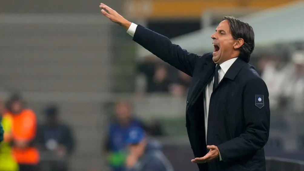 Inzaghi dirigiendo