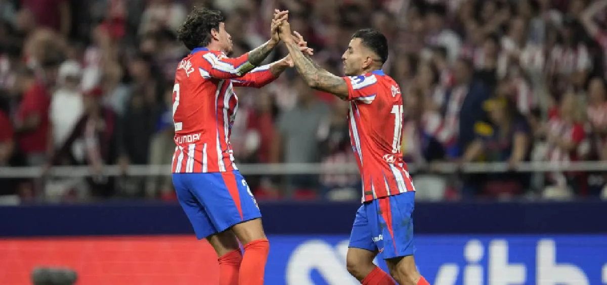 Atleti en el Derbi Madrileño