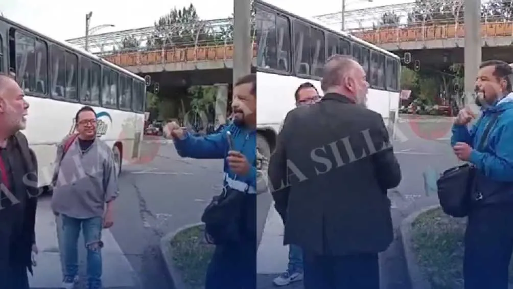 Jesús Ochoa le tiró su celular al hombre con el que discutió.