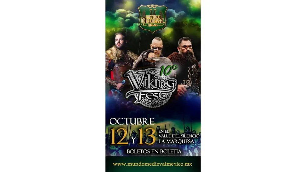 12 y 13 de octubre se llevará a cabo el Festival Vikingo 2024 en CDMX.