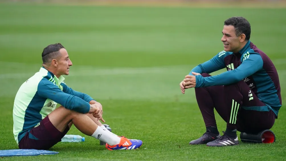 Guardado con Rafael Márquez, auxiliar del Tri