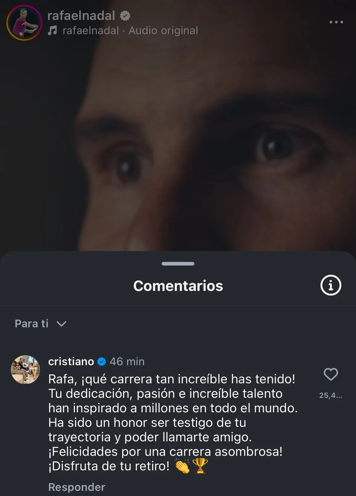 Otras figuras también le mandaron mensajes