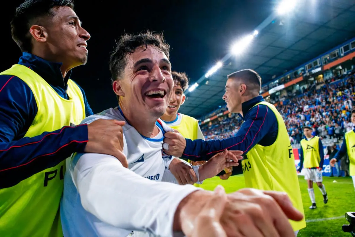 Festejo del argentino