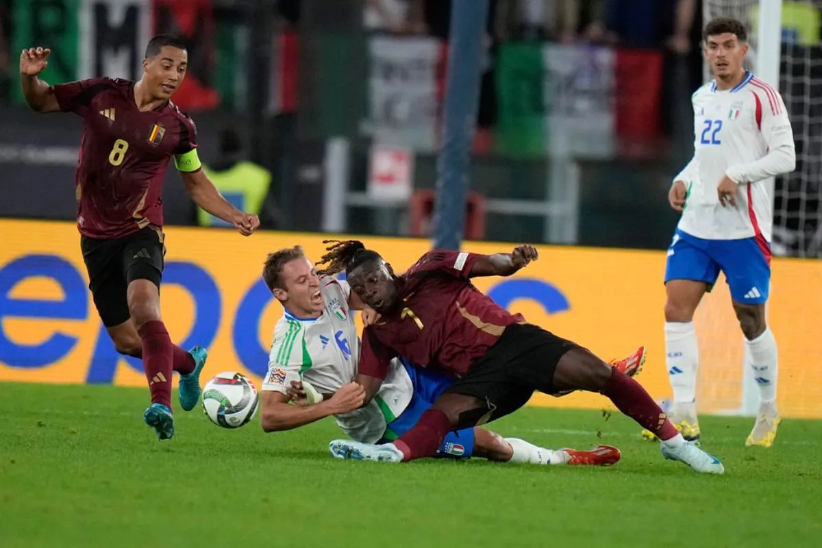 AP Bélgica viene de rescatar un punto ante Italia