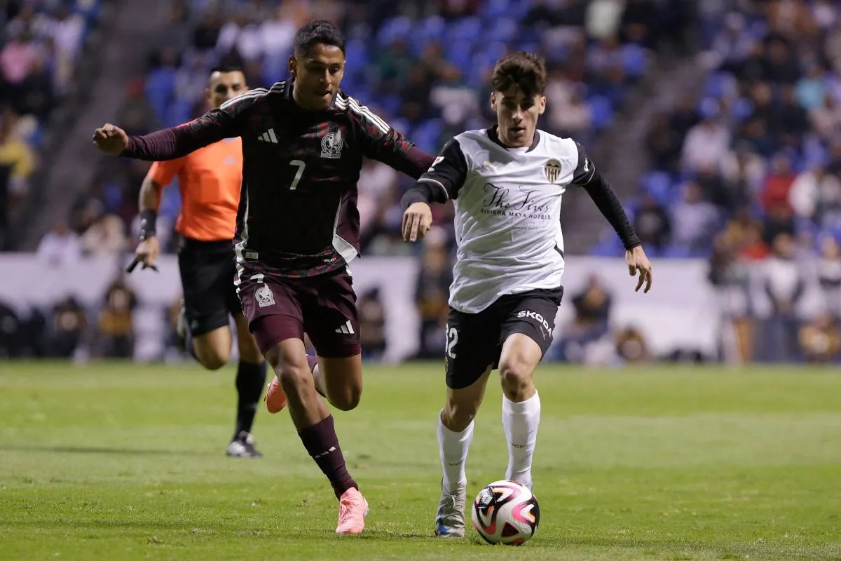 México empató contra Valencia este sábado