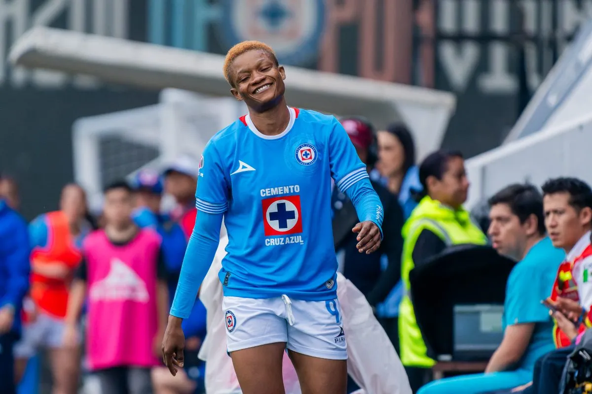 La jugadora lamentándose