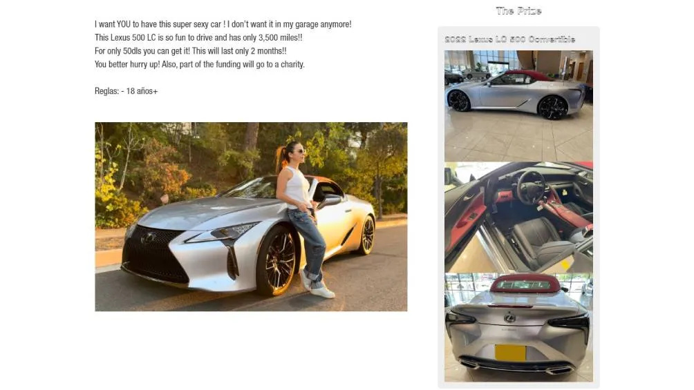 El requisito es ser mayor de edad y el precio del boleto es de 50 dólares.