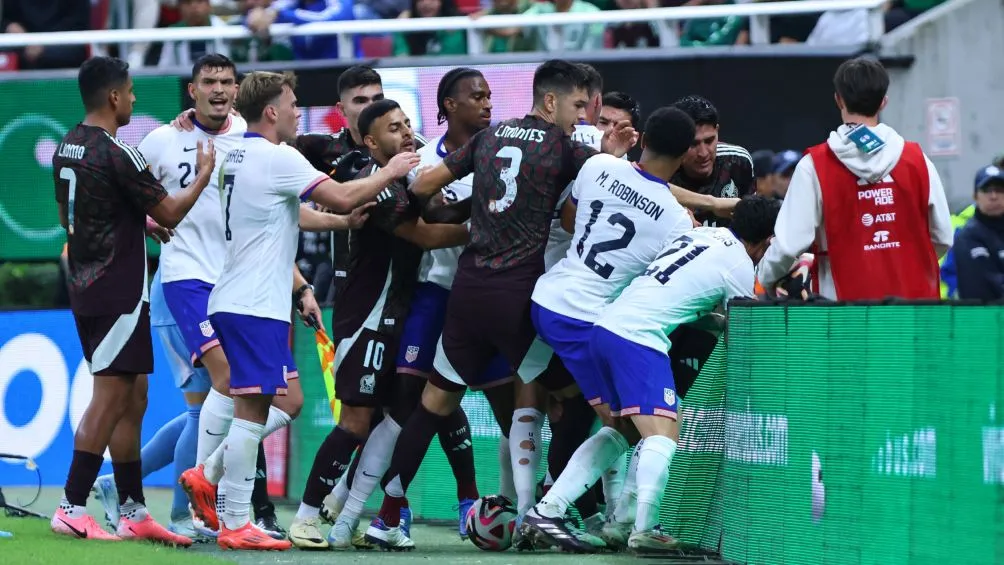 Álvarez en el encuentro vs Estados Unidos