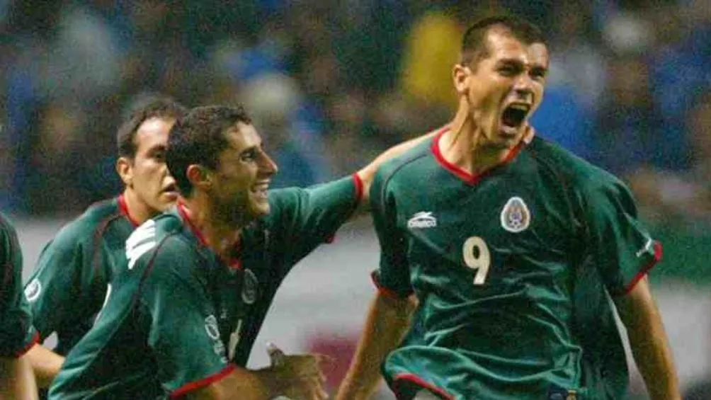 Borgetti como jugador del Tricolor