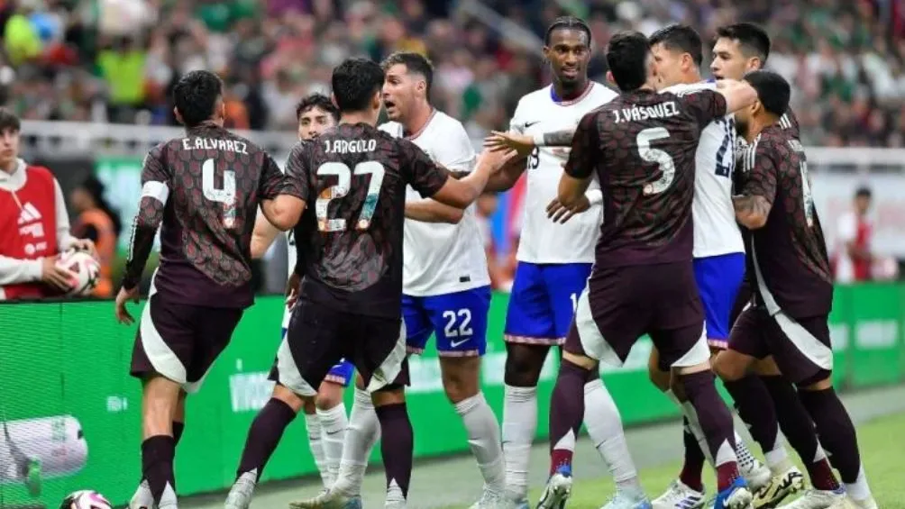 La selección mexicana ante Estados Unidos