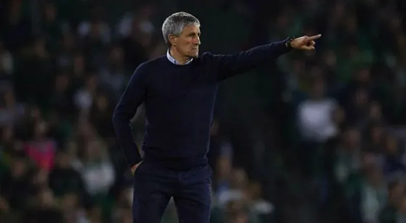 AP ‘Quique’ Setién da indicaciones en un partido