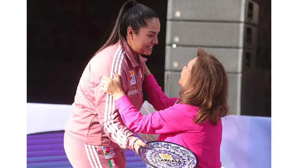 Subió al podio en Tlaxcala