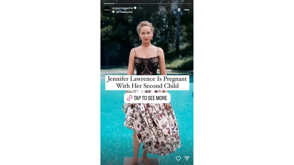 Mediante la cuenta de Vogue se dio a conocer la noticia.