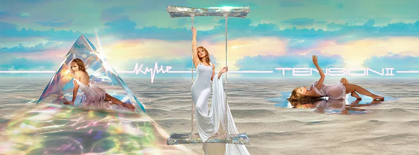 FB: @kylieminogue La cantante estará promocionando su disco 'Tension II'.