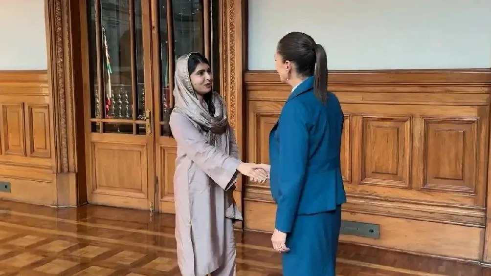 @Claudiashein La mandataria se reunió con Malala Yousafzai en el Palacio Nacional, donde destacaron la importancia de la participación de las mujeres en el poder.