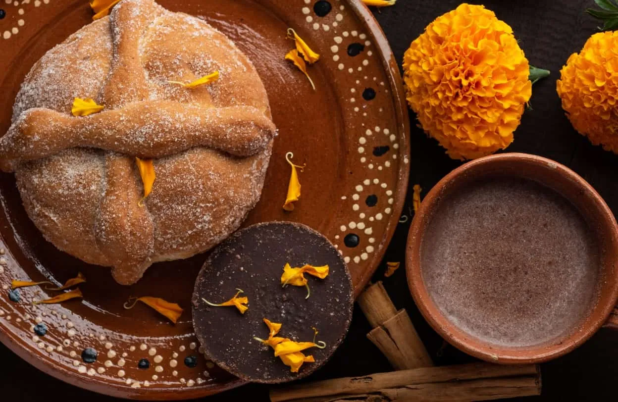 Cocina Delirante Pan de muerto, chocolate y café