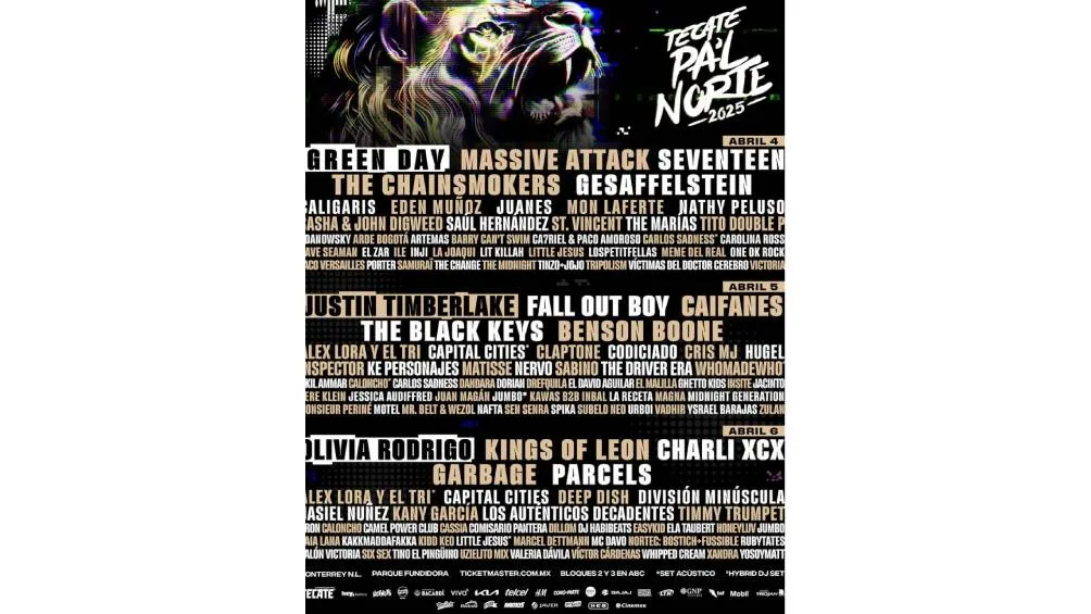 IG: Tecate Pa´l Norte Se revelaron los artistas que estarán en el festival