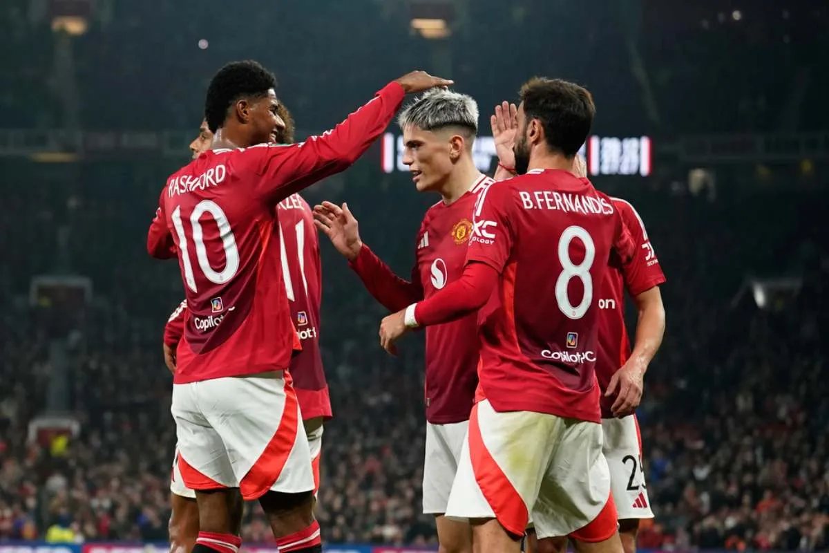 Garnacho fue otra de las figuras del encuentro