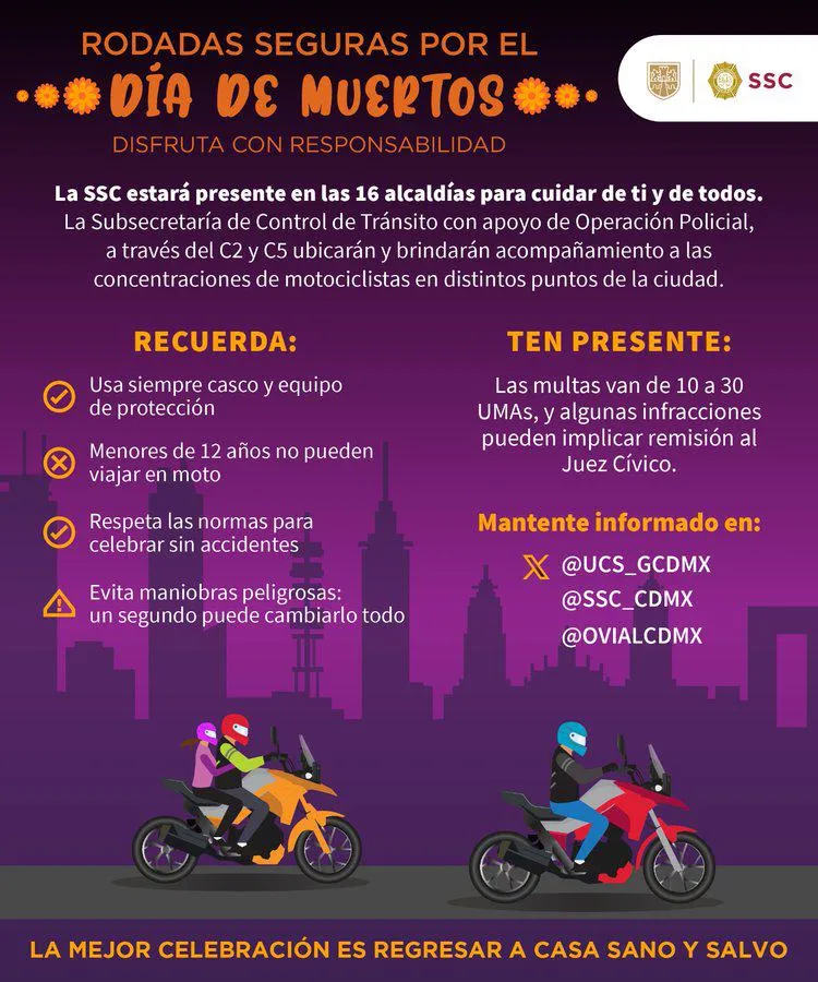 @SSC_CDMX El operativo se realizará en todas las alcaldías.