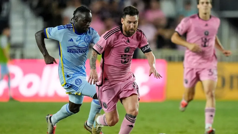 Messi en acción con el Inter de Miami