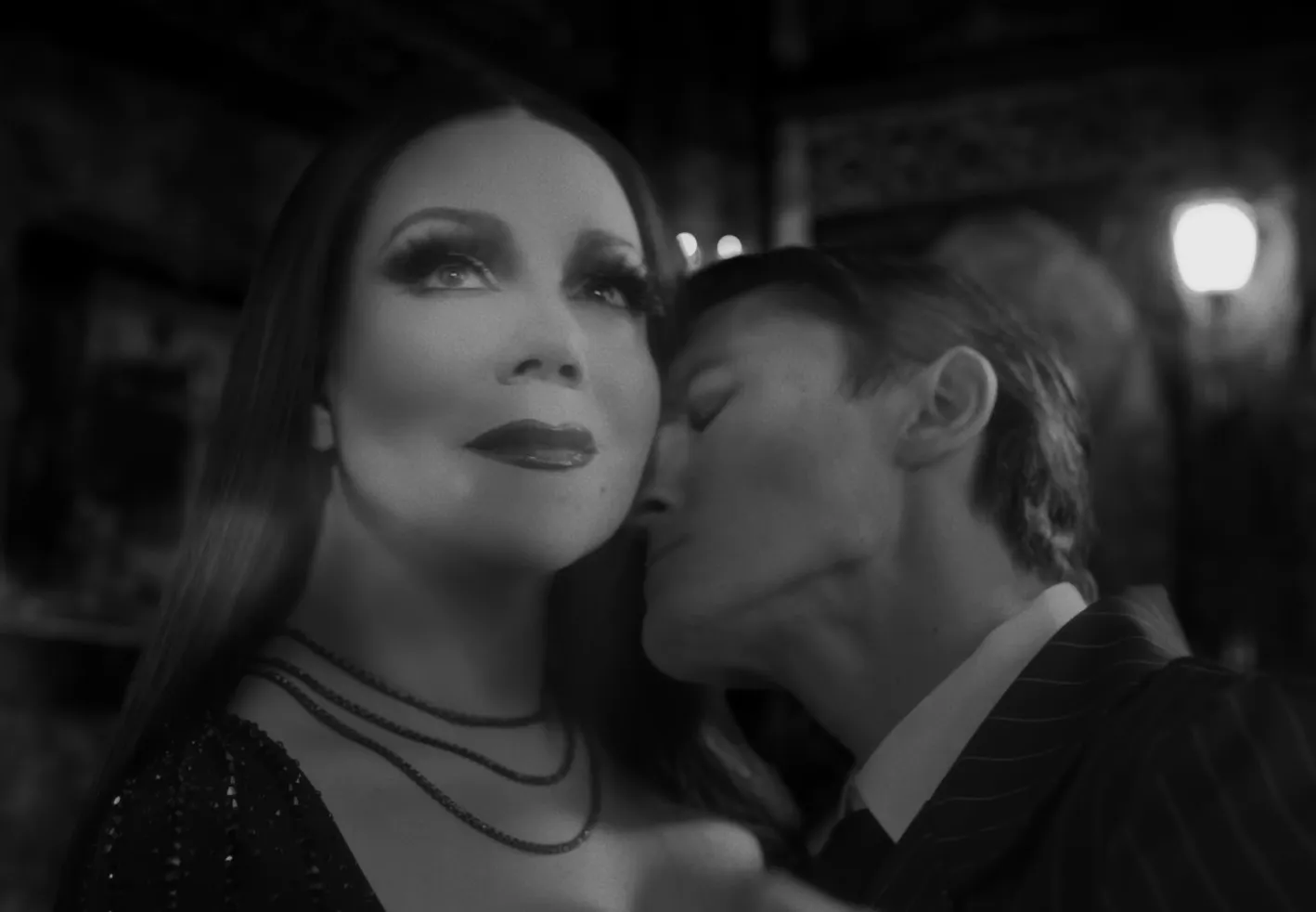 FB: @mariahcarey La cantante se convirtió esta vez en un integrante de la familia 'Adams'.