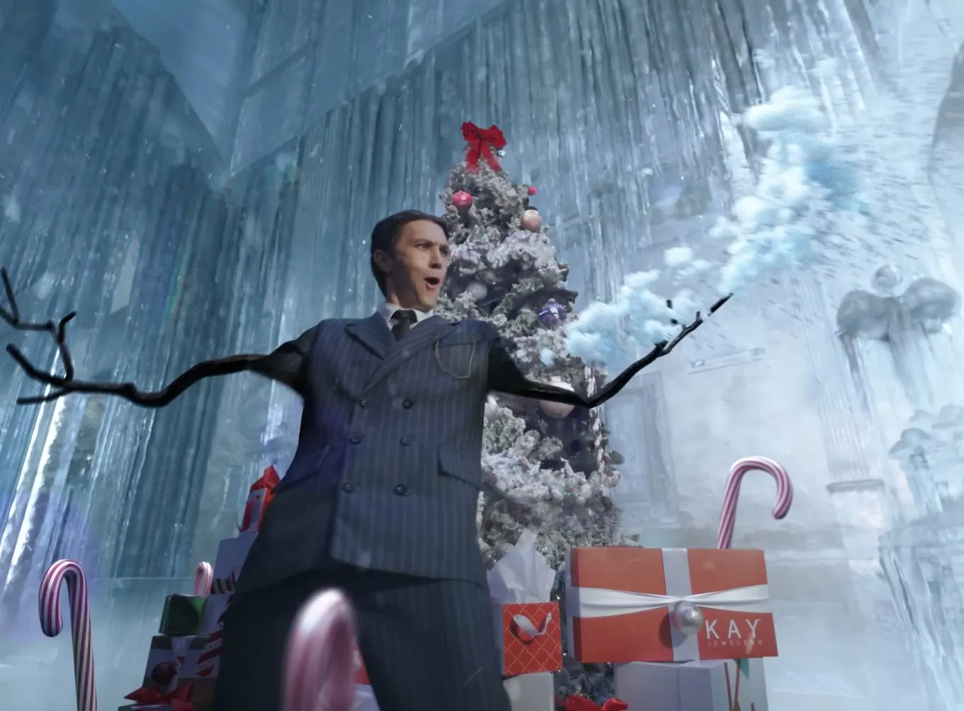 FB: @mariahcarey Mariah cierra el paso a Halloween para darle entrada a la Navidad.