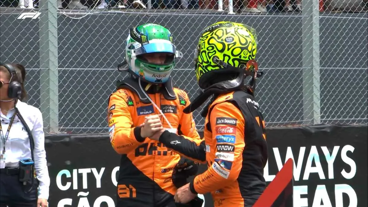 Lando aplaudió la labor de Óscar Piastri