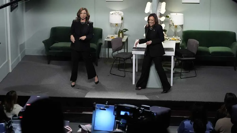 La participación de la candidata demócrata no fue anunciada previamente.