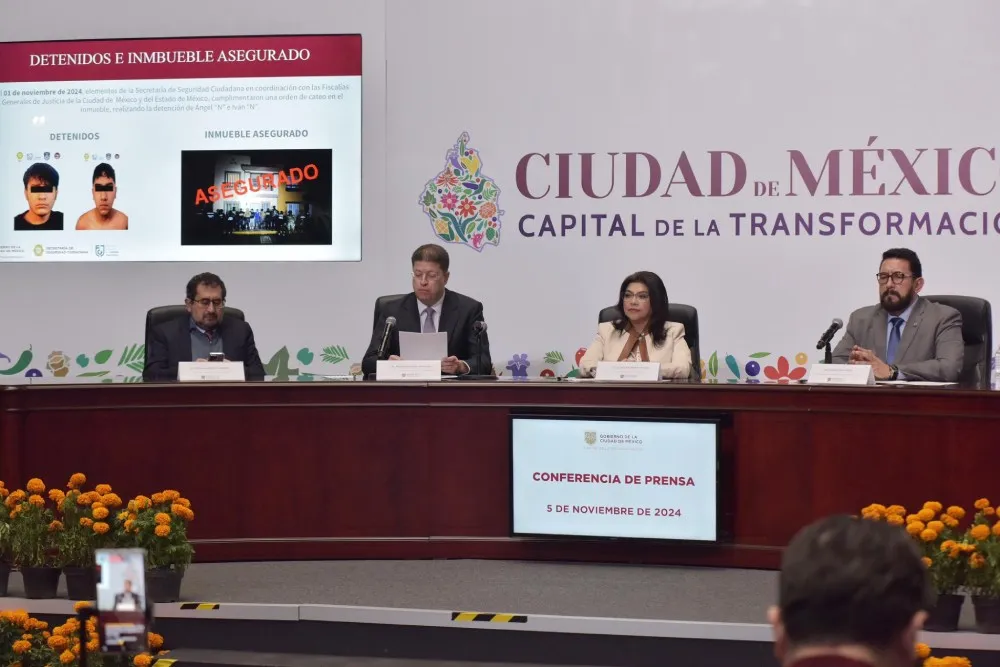Las autoridades capitalinas explicaron cómo detuvieron a los supuestos agresores.