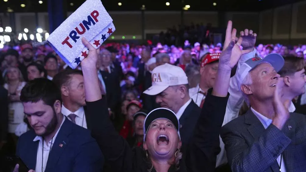 Millones de estadounidenses celebraron la victoria del candidato republicano.