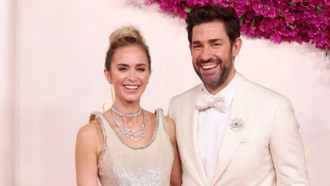 John Krasinski está casado con la actriz Emily Blunt