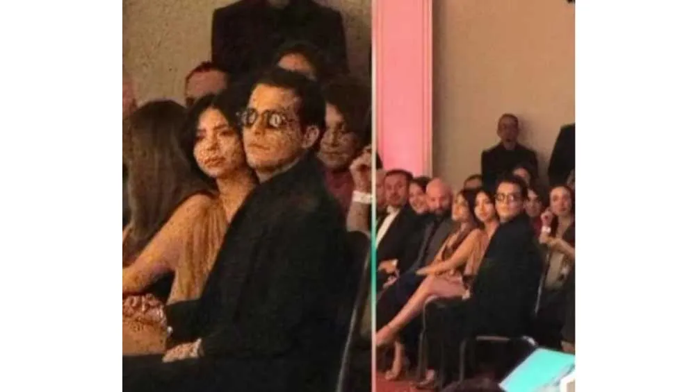 X Ángela Aguilar estuvo acompañada de su esposo Christian Nodal.