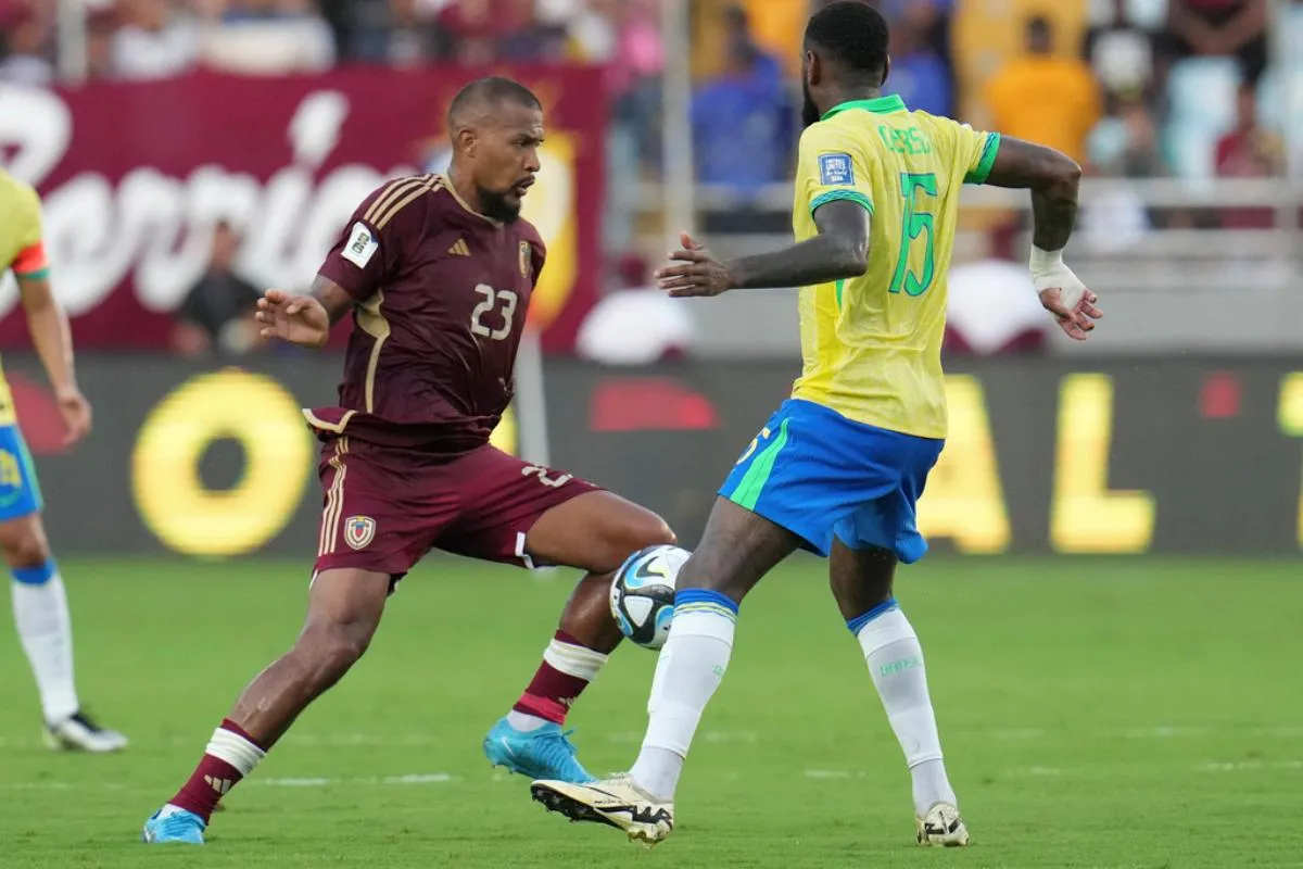 Rondón tuvo actividad con la Selección de Venezuela