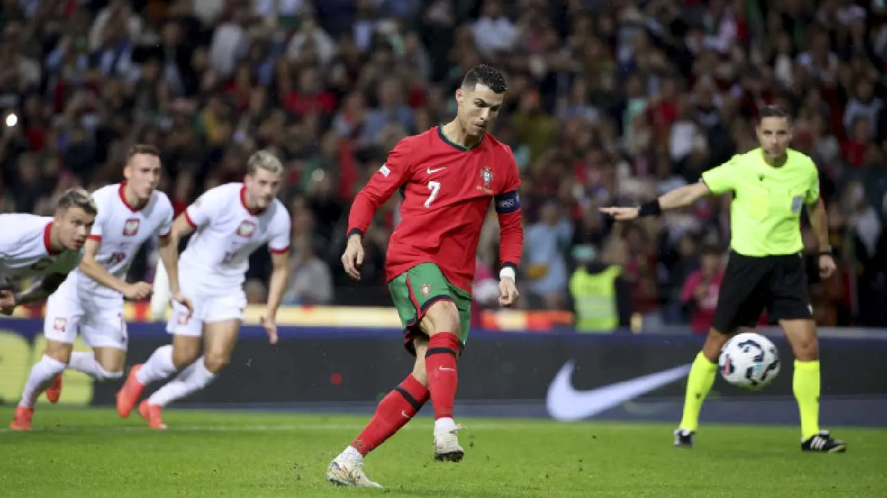 Cristiano Ronaldo ante Polonia