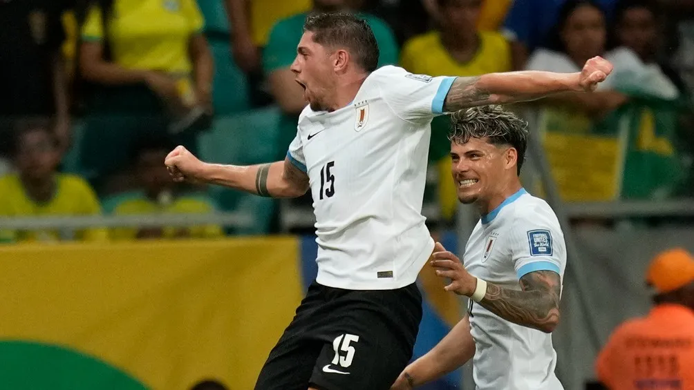 Uruguay se adelantó en el marcador