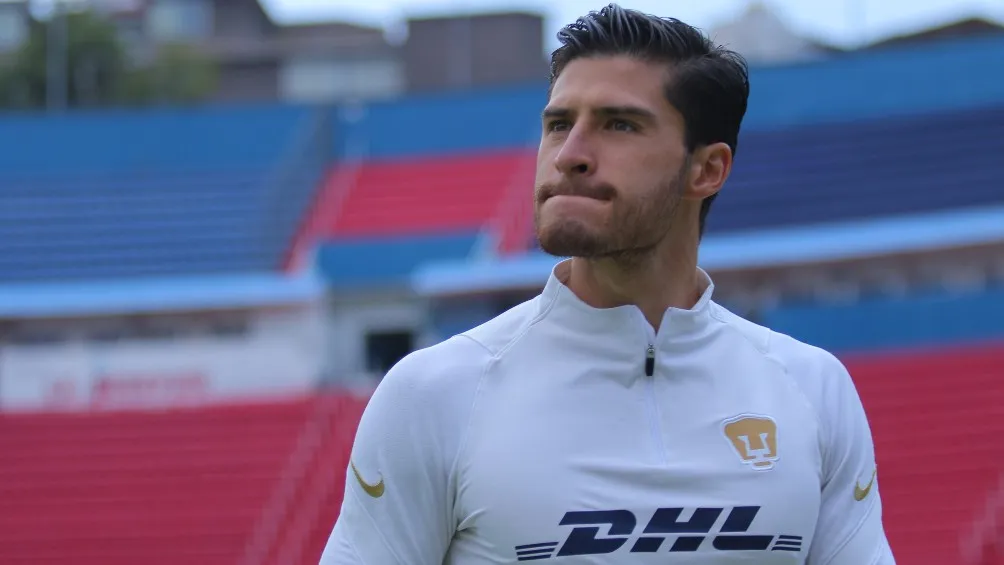 Pablo Jáquez previo a un partido