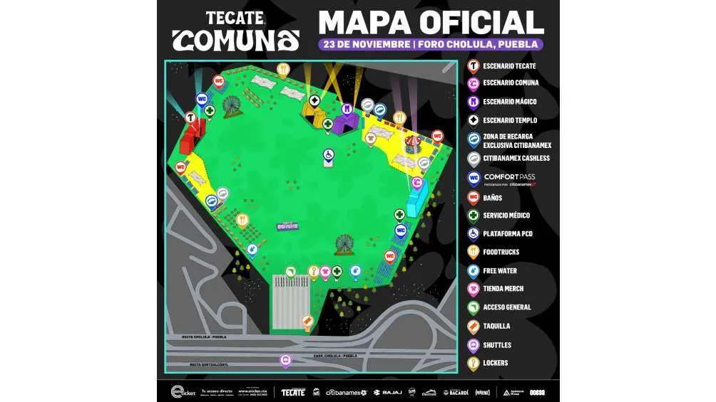 Twitter: @TecateComuna Tecate Comuna 2024 se llevará a cabo en el Foro Cholula.