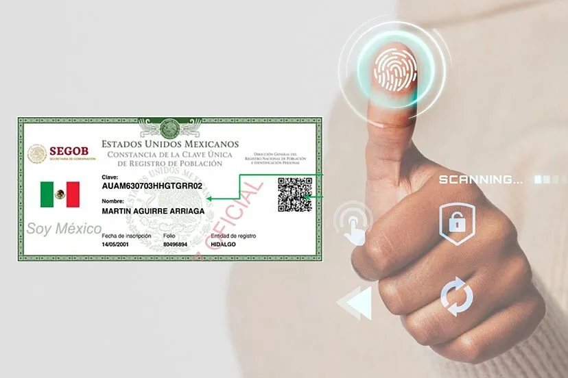 Marca CURP biométrica