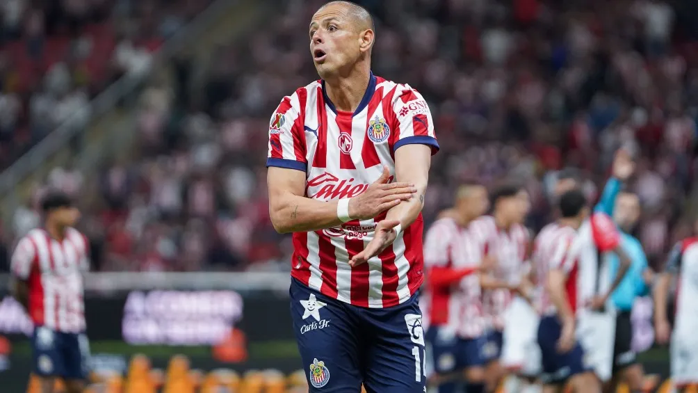 Chicharito lamenta la derrota