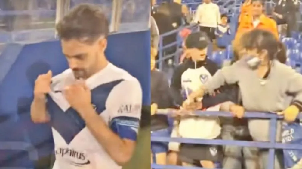 Agustín Bouzat regala su camiseta