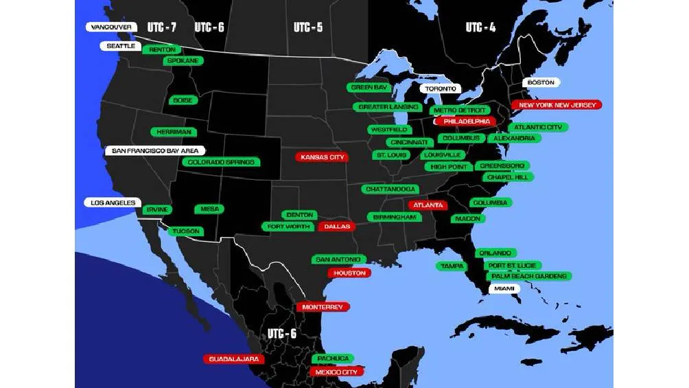 X @FIFAcom Hay 26 nuevas sedes