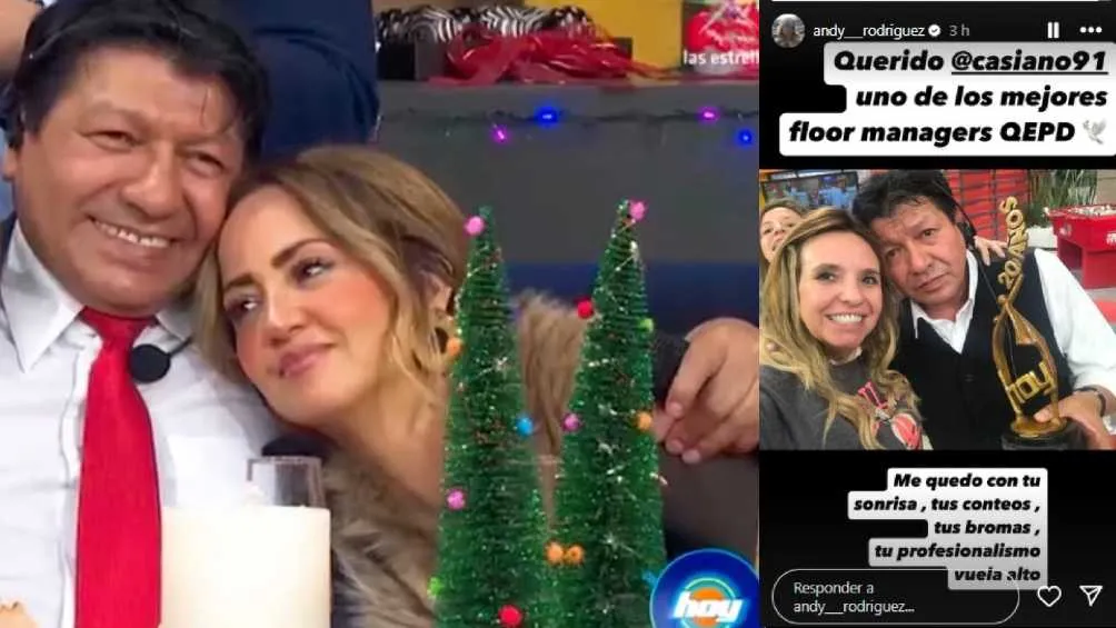 Integrantes del programa 'Hoy' despidieron a Casiano con sentidos mensajes en redes.
