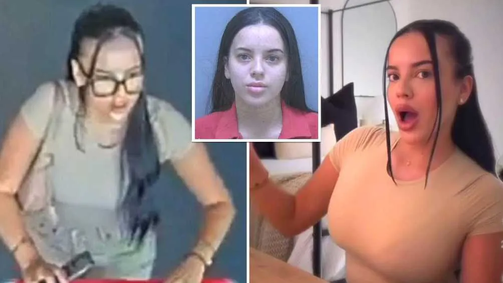 Esta no es la primera vez que la joven de 22 años es acusada de robo.