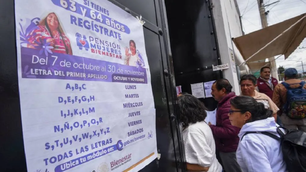 Redes Sociales Las mujeres adultas mayores de 60 a 64 años en el Estado de México pueden inscribirse en la Pensión Mujeres Bienestar.